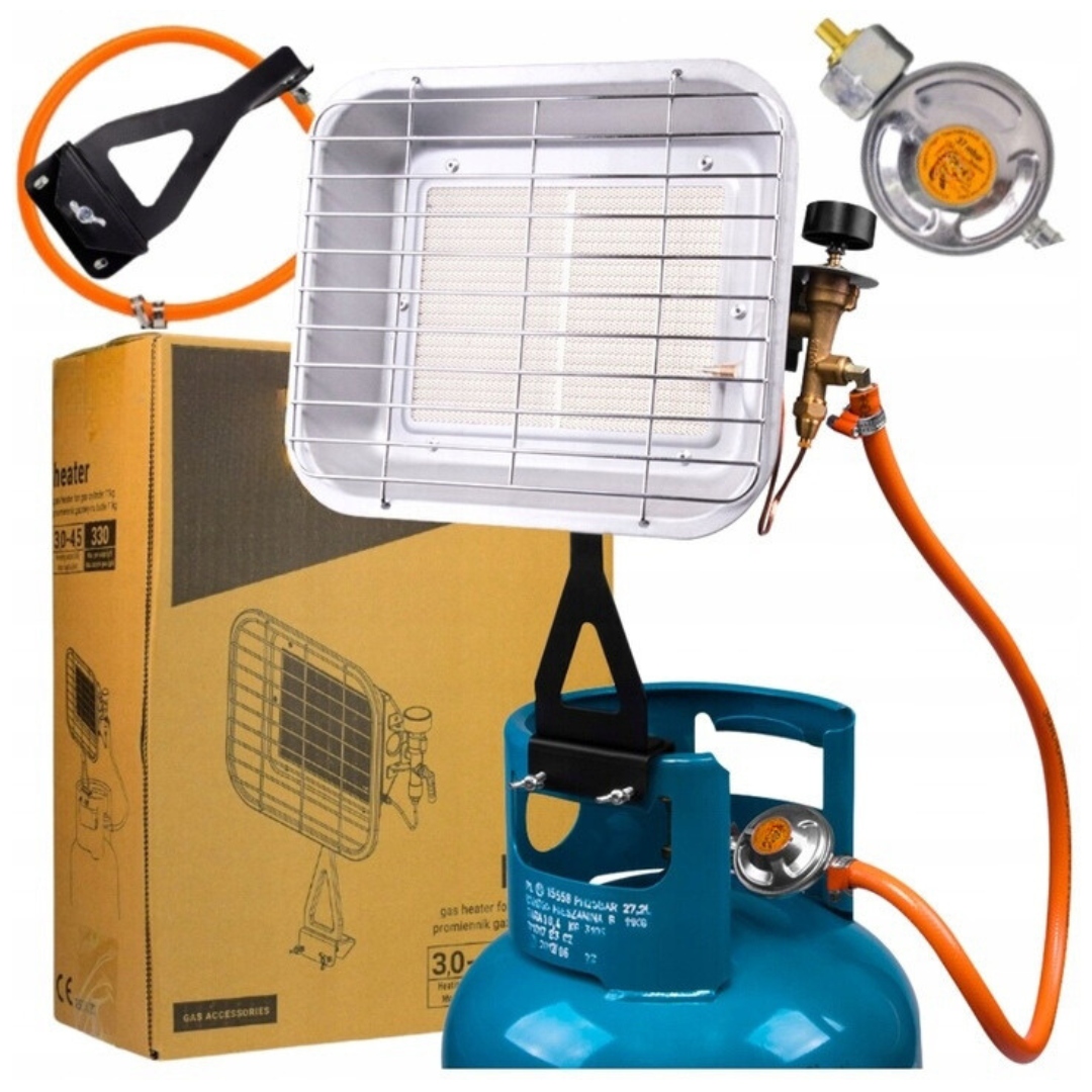 Plynový sporák na valec GAS RADIANT Ohrievač Odvlhčovač SUN 4500W